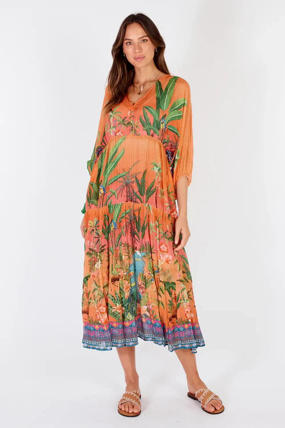 AMAZONIA MIDI DRESS