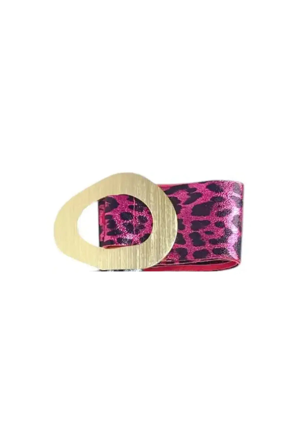 SADE BELT LEOPARD ROSE