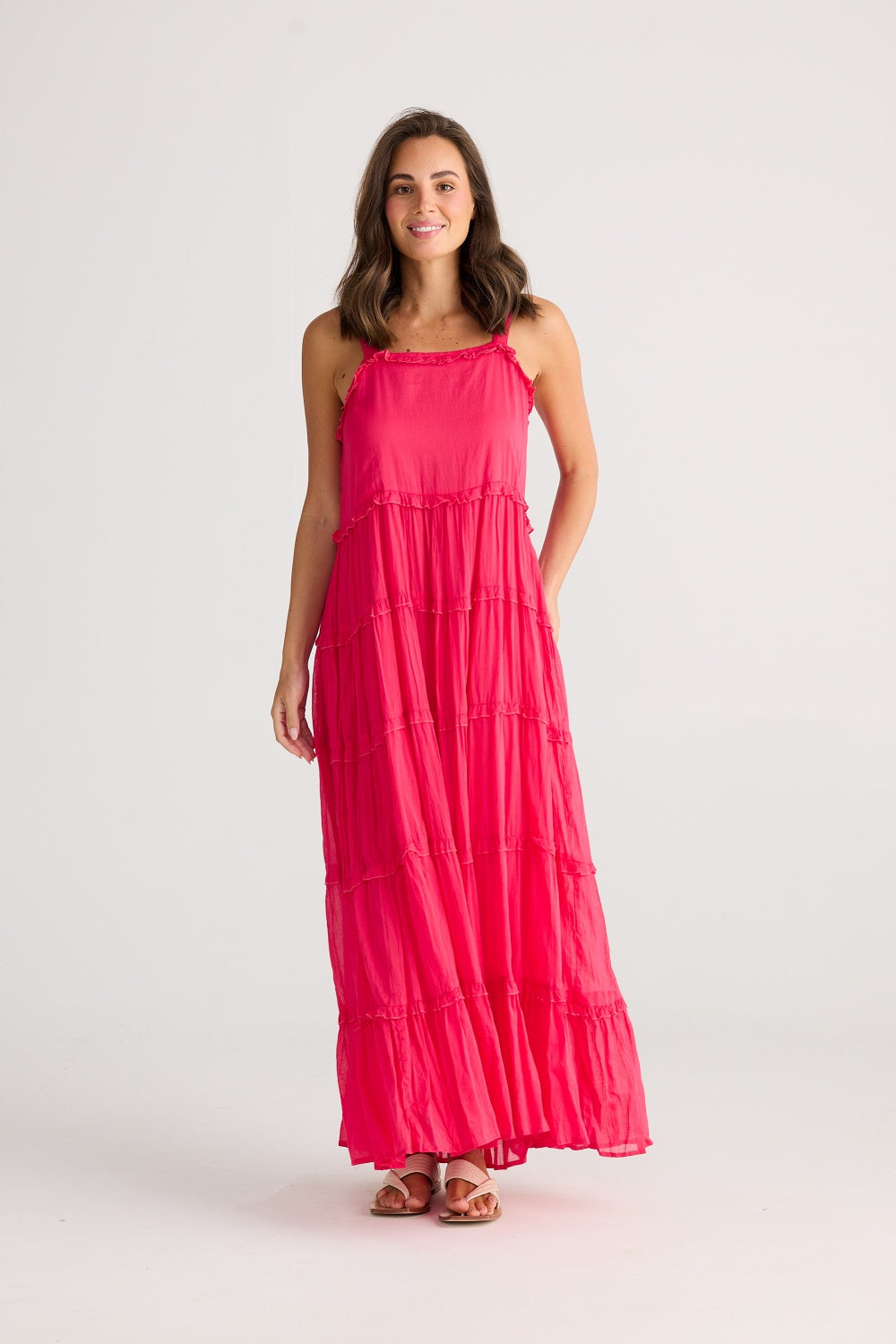 CASTRO MAXI DRESS RASPBERRY – Hummingbird The Shop