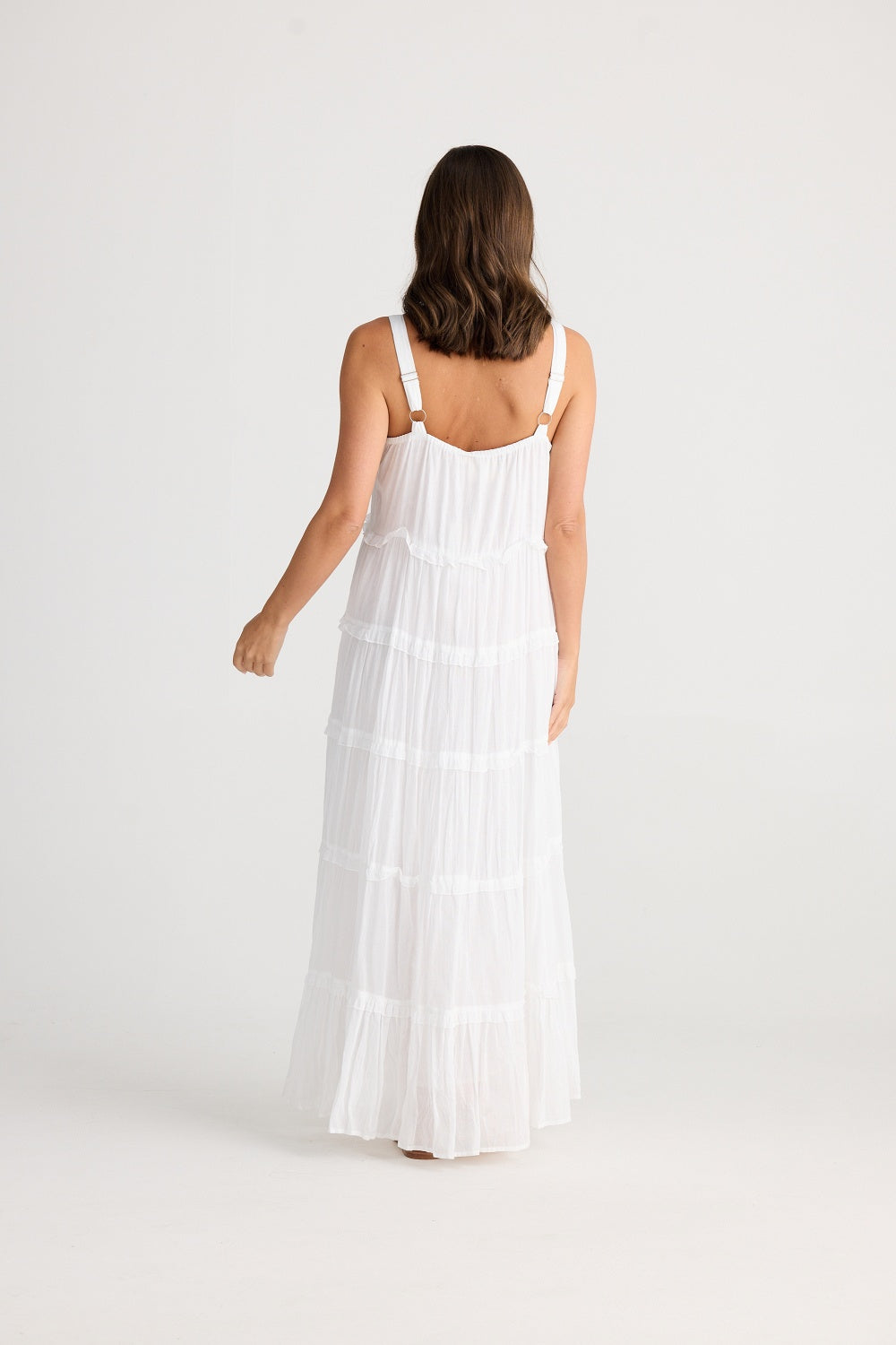 CASTRO MAXI DRESS WHITE