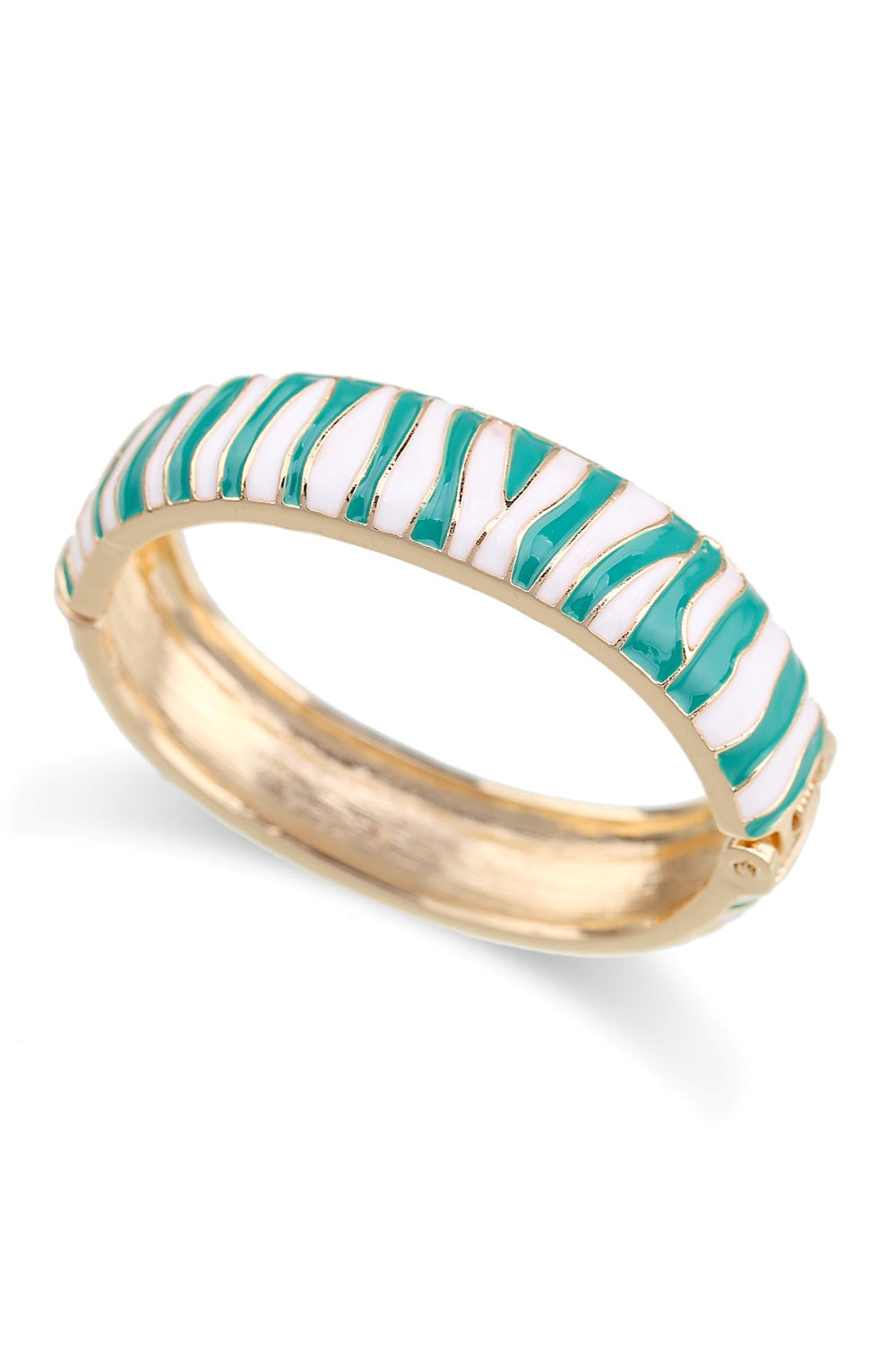 CHANGE YOUR STRIPES BANGLE TURQUOISE