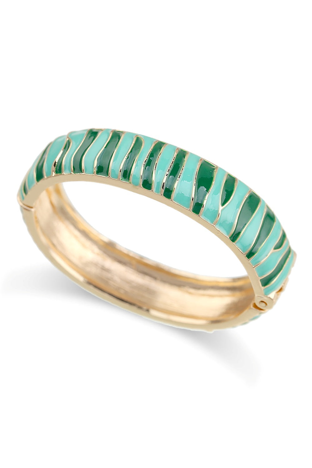 CHANGE YOUR STRIPES BANGLE GREEN