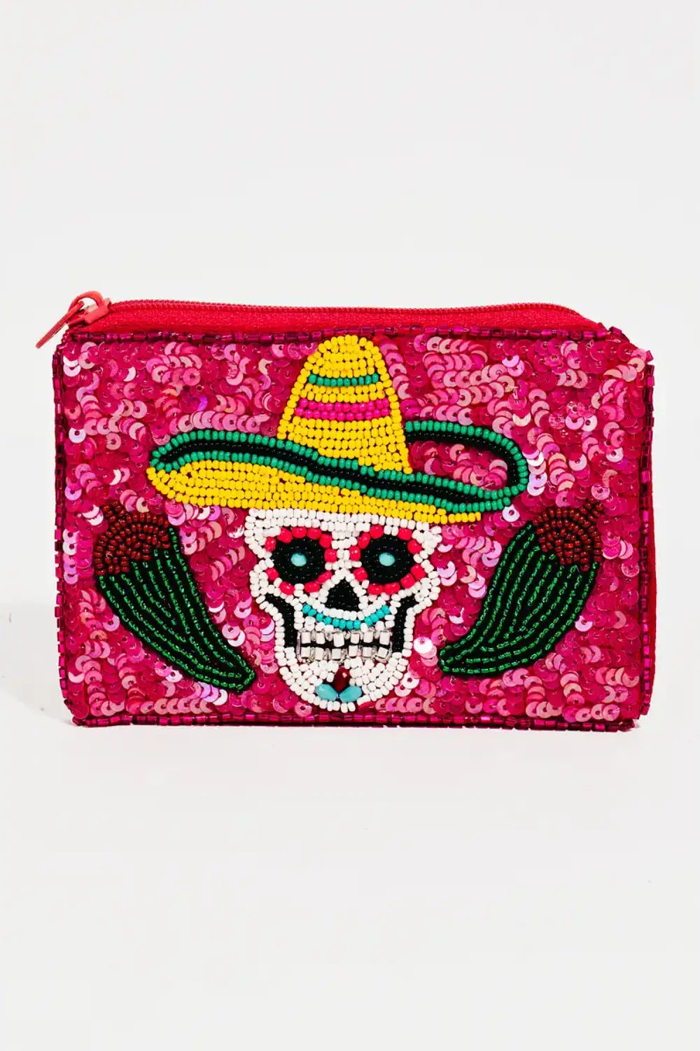 BEADED COIN PURSE CHILI