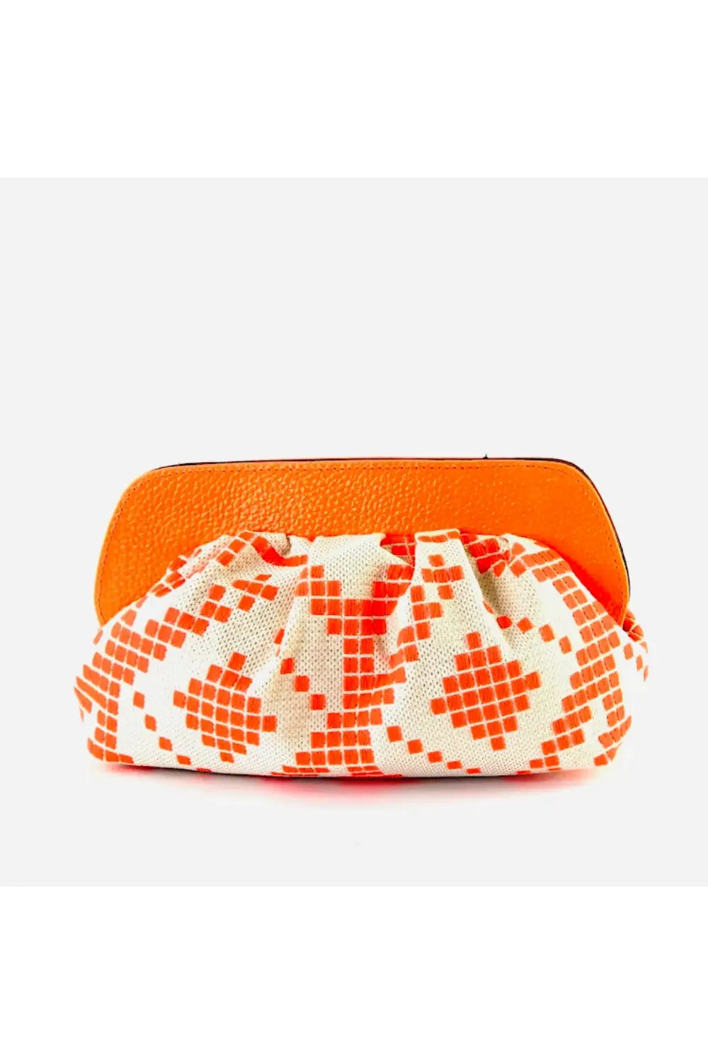 DAFNE NEON CLUTCH ARANCIO