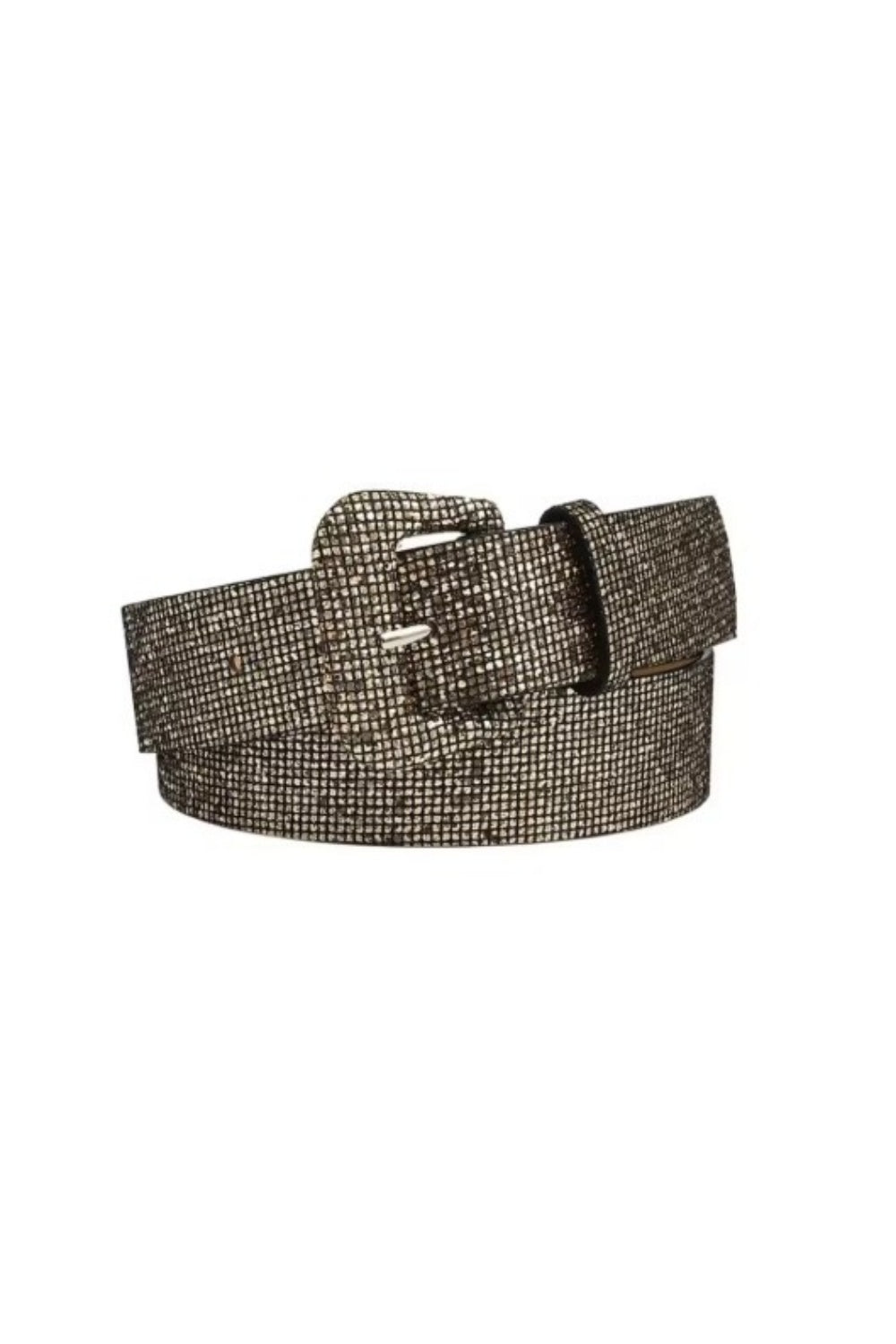 DISCO QUEEN BELT BLACK GOLD