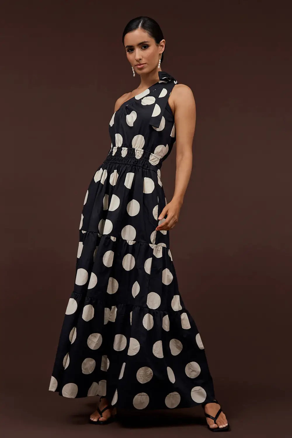 EVE POPLIN SPOT DRESS