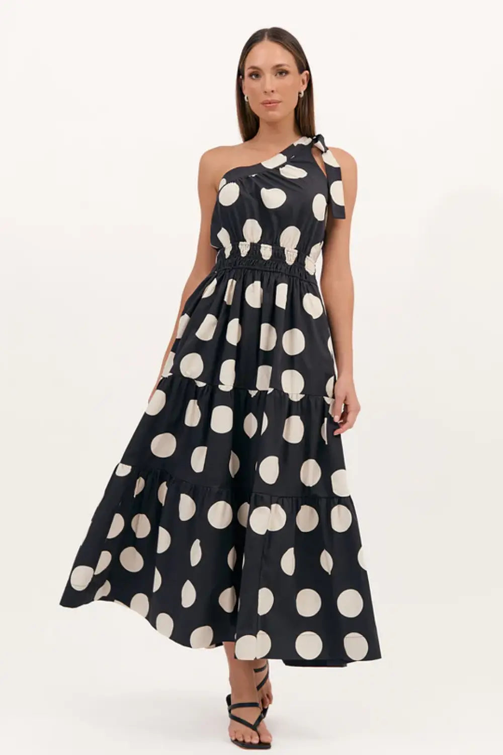 EVE POPLIN SPOT DRESS