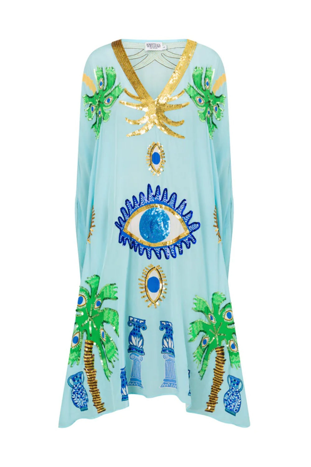 THE EVIL EYE CAPELET KAFTAN