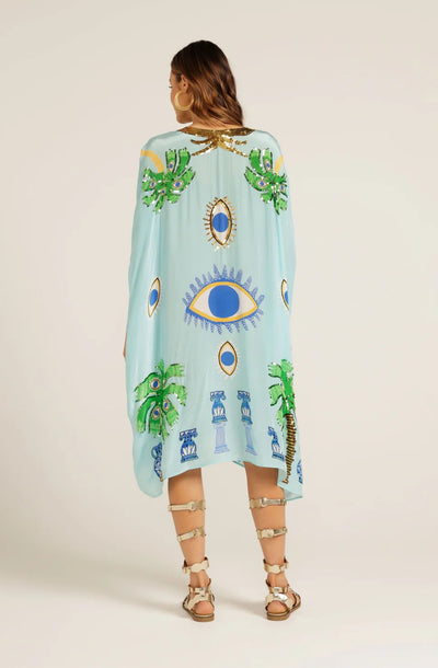 THE EVIL EYE CAPELET KAFTAN