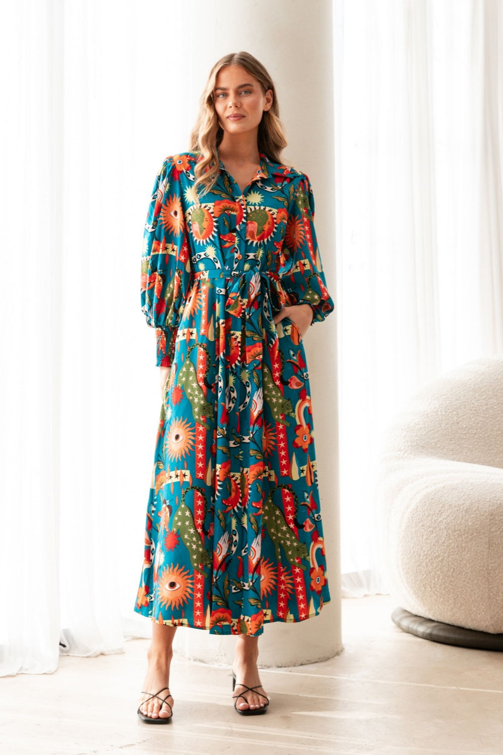 FORTUNE TELLER MAXI DRESS – Hummingbird The Shop