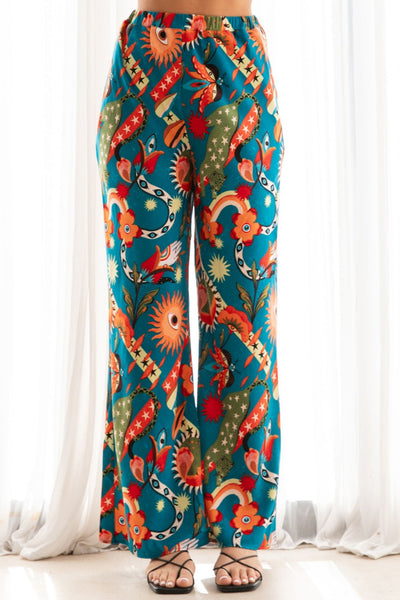 FORTUNE TELLER WIDE LEG PANTS