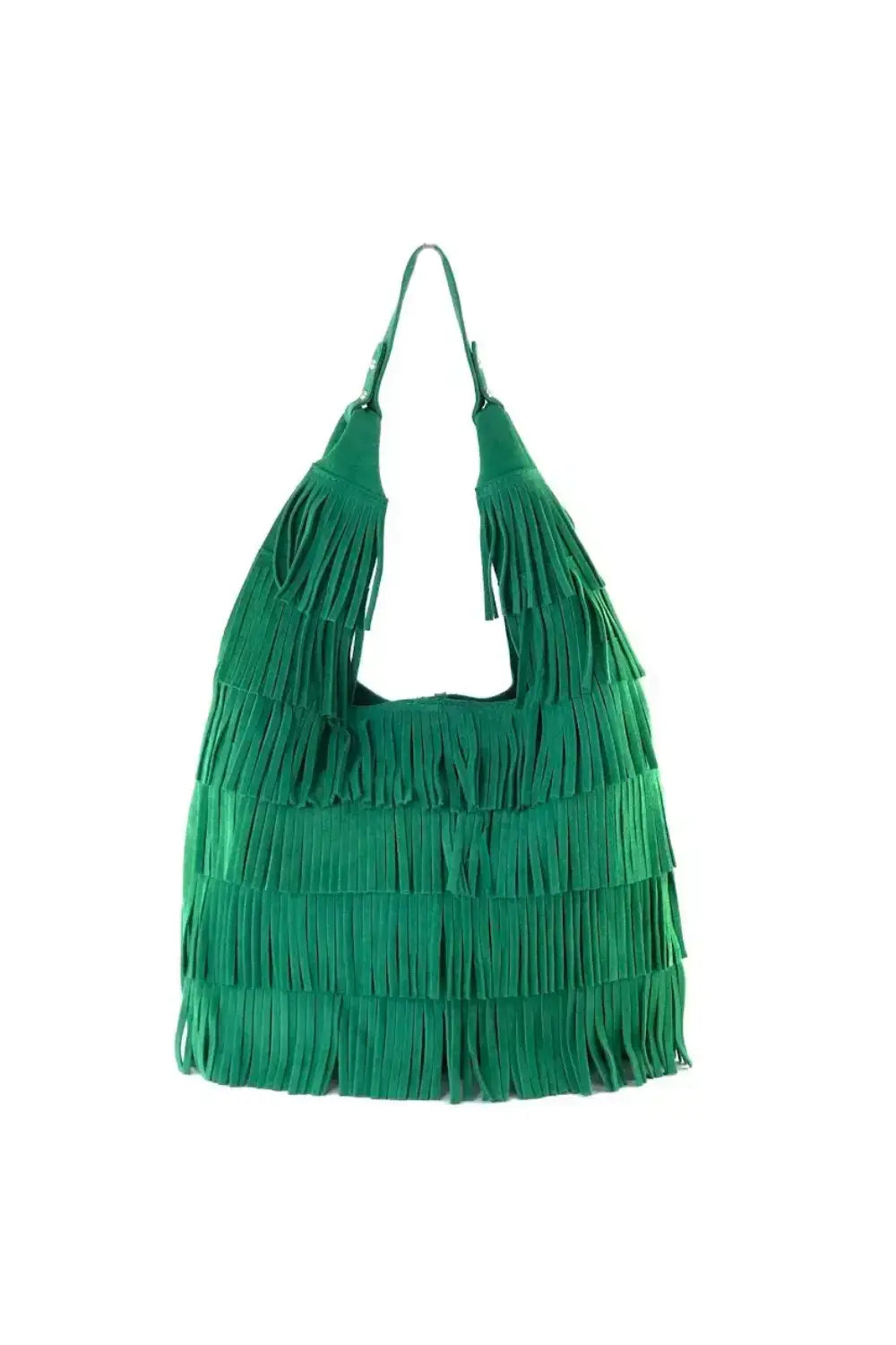 SUEDE FRINGES TOTE BAG PRATO