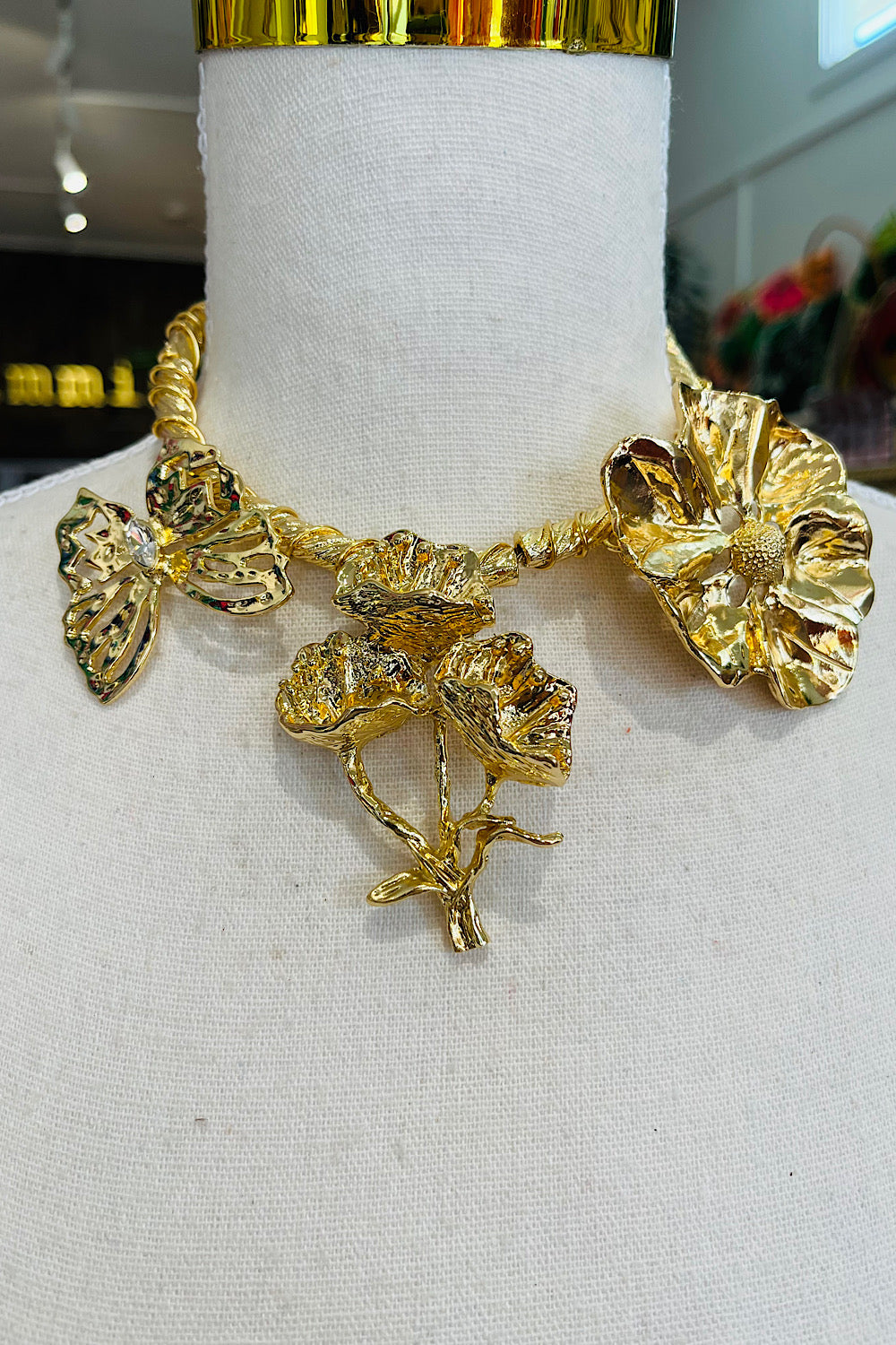 GARDEN PARTY NECKLACE GOLD