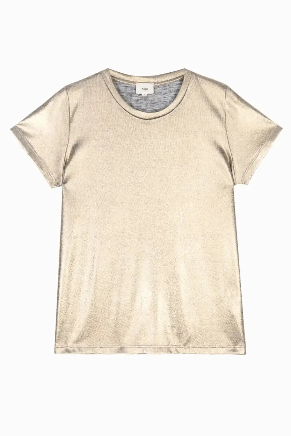 ALIZEANE METALLIC TEE GOLD