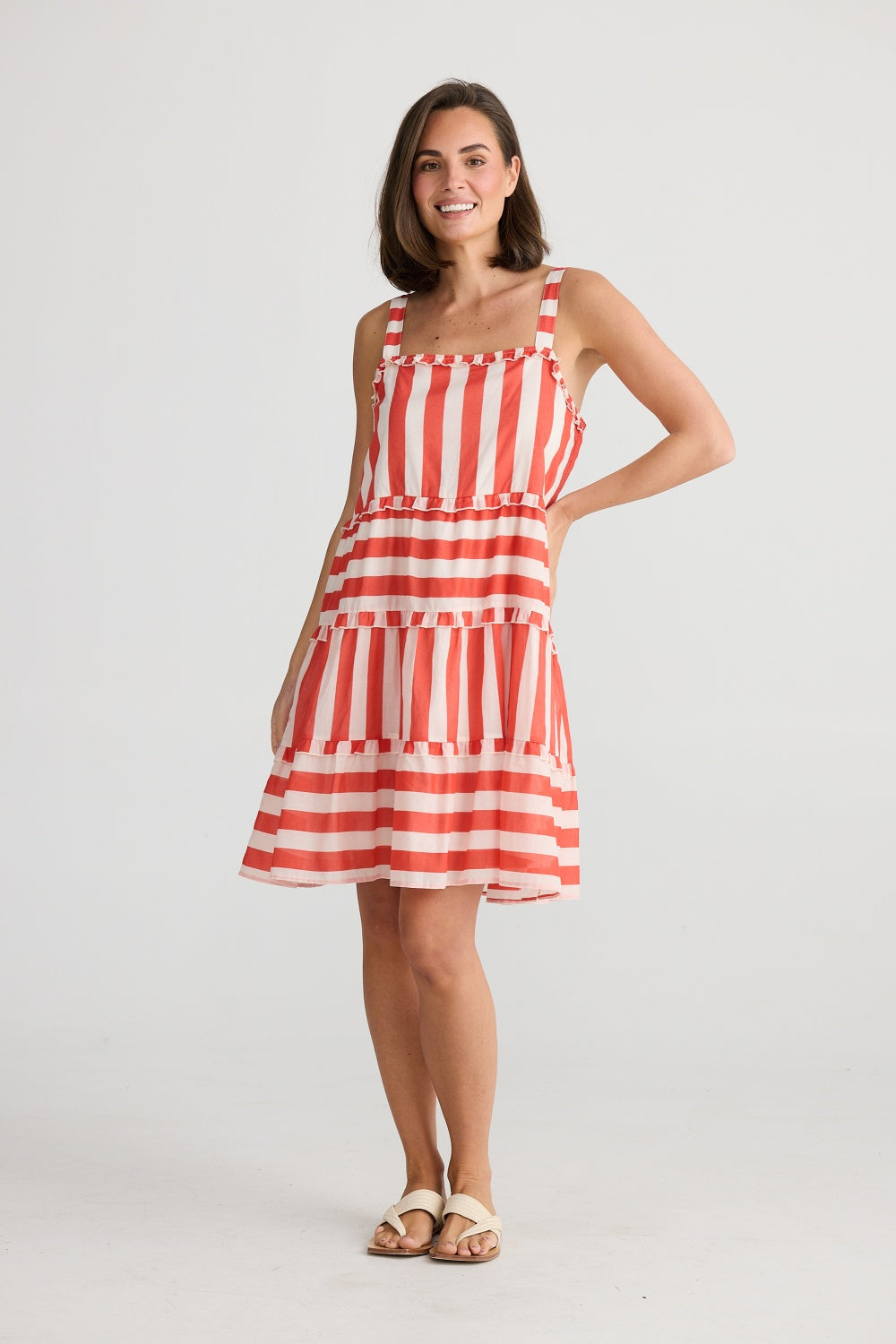 HAVANA MINI DRESS NOEL STRIPE