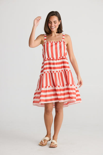 HAVANA MINI DRESS NOEL STRIPE