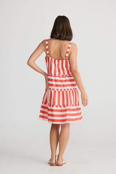 HAVANA MINI DRESS NOEL STRIPE