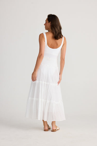 PIER MAXI SKIRT WHITE