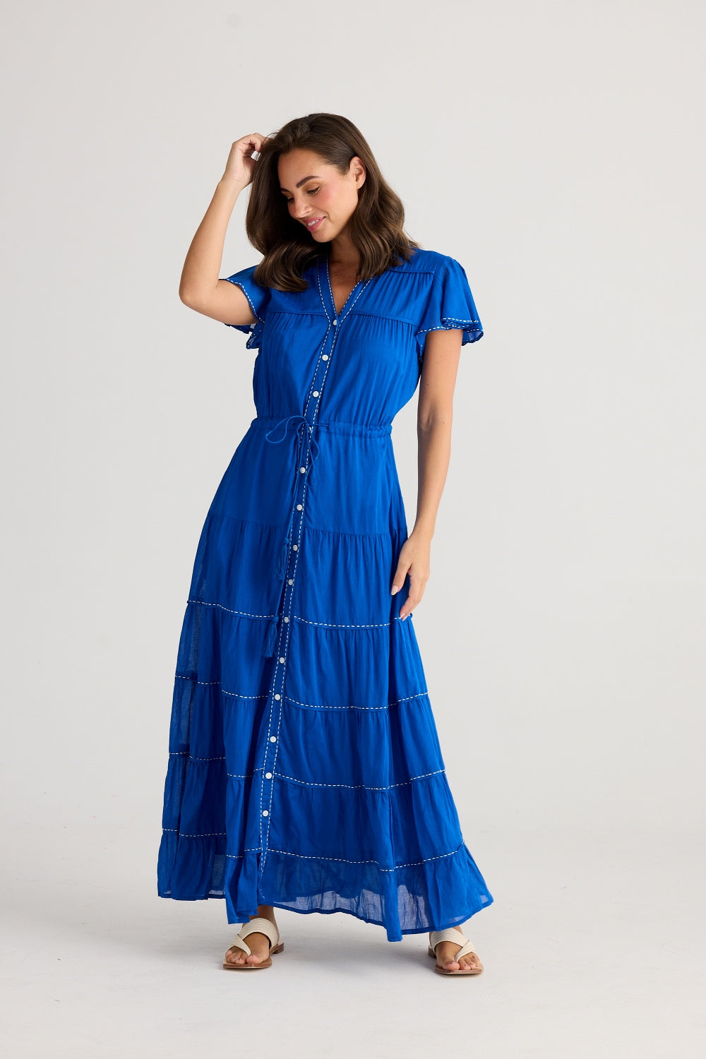 DELILAH MAXI DRESS SAPPHIRE