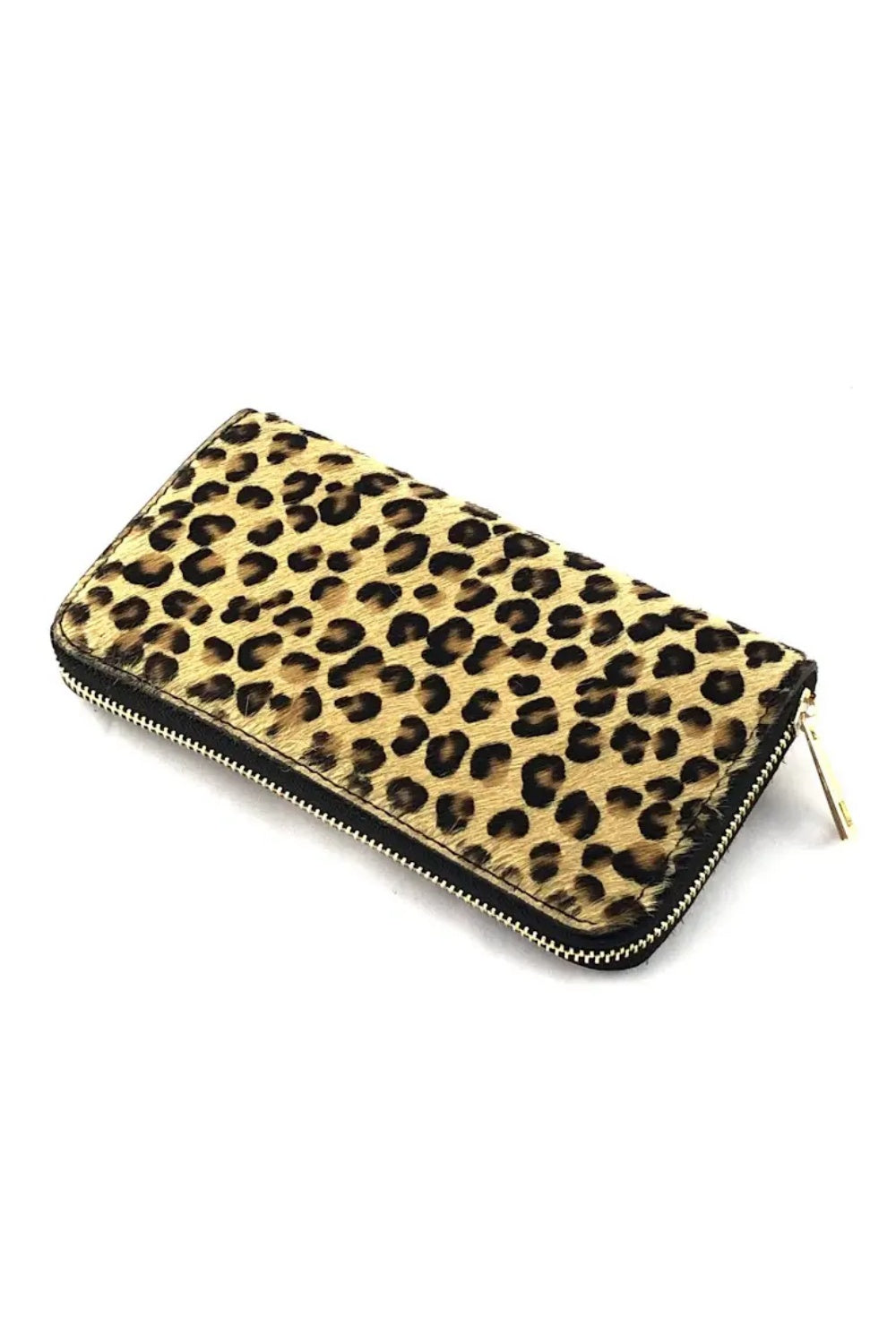 KATE FURRY WALLET MICRO LEOPARD