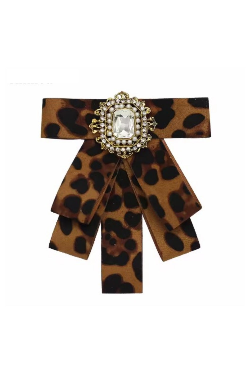 LADY LEOPARD COLLAR BROOCH