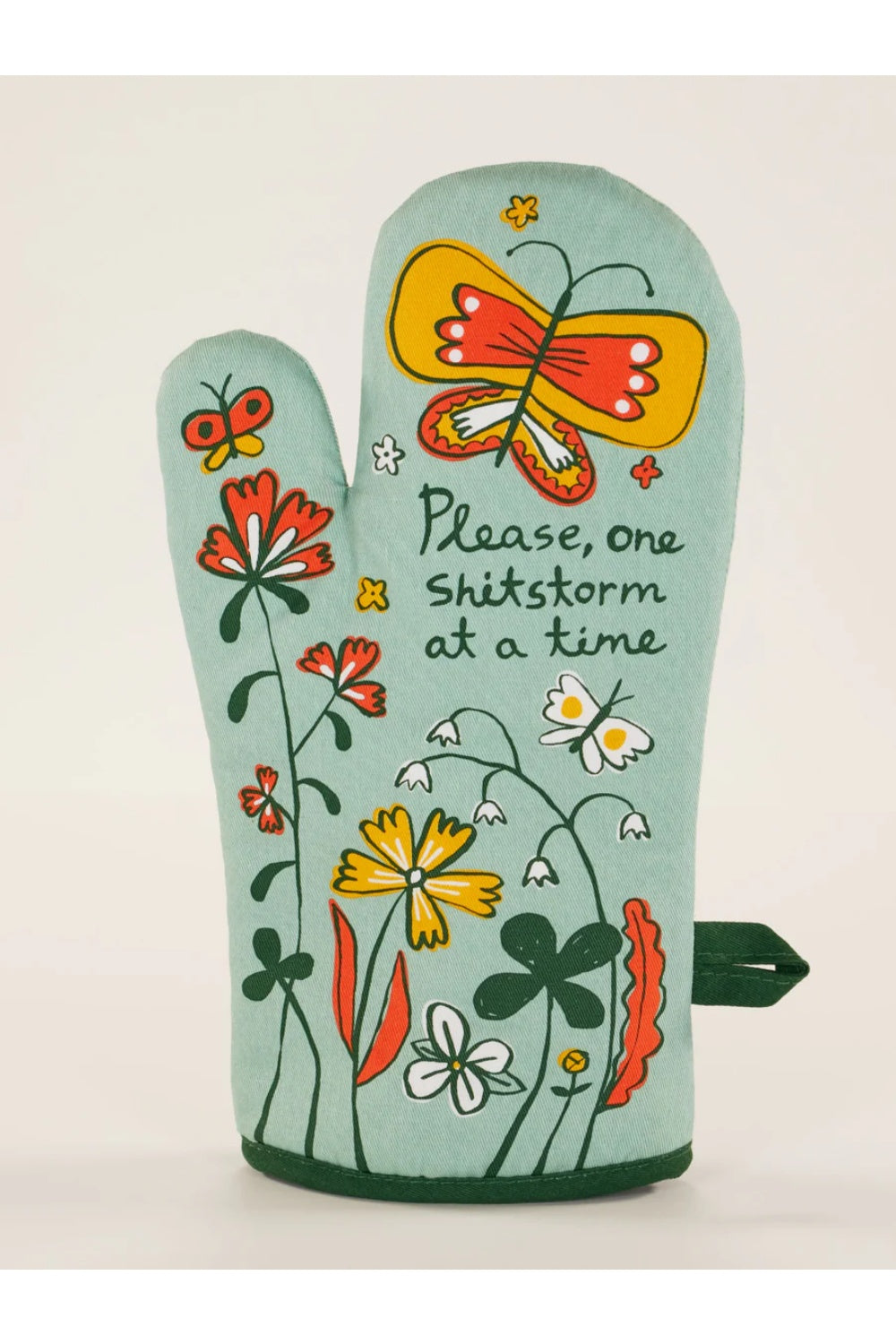 PLEASE, ONE SHITSTORM AT A TIME OVEN MITT