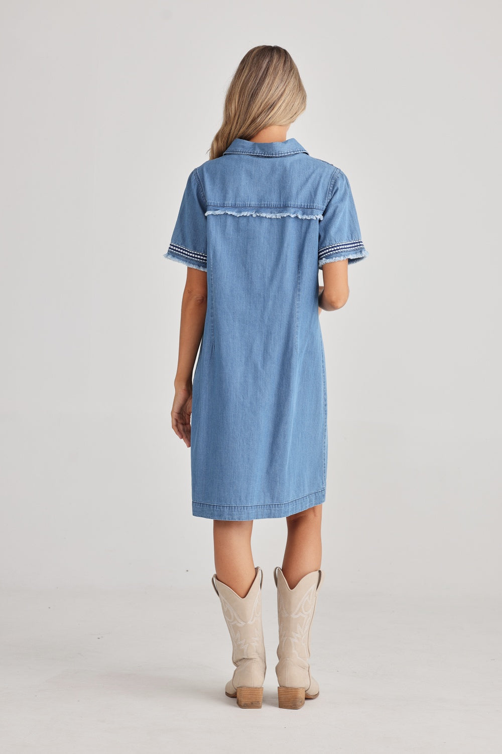 MYRA DENIM DRESS