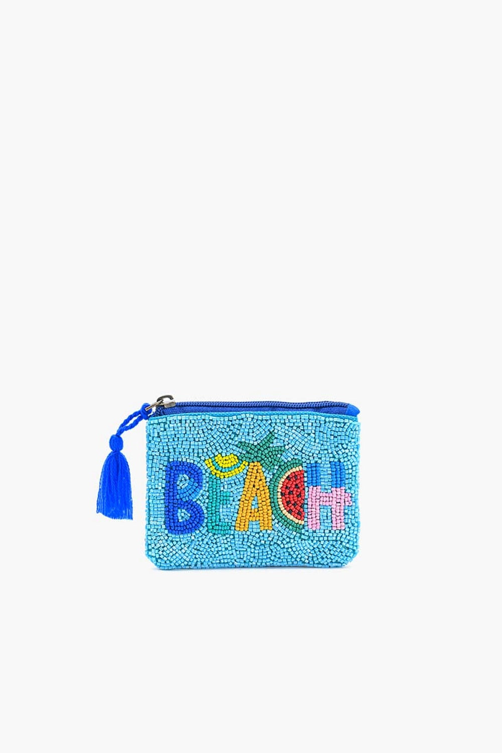 BEADED COIN PURSE OCEAN #1