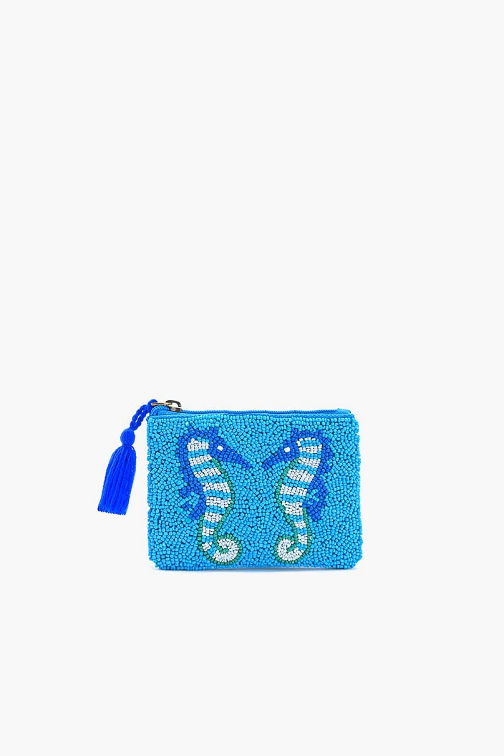 BEADED COIN PURSE OCEAN #6