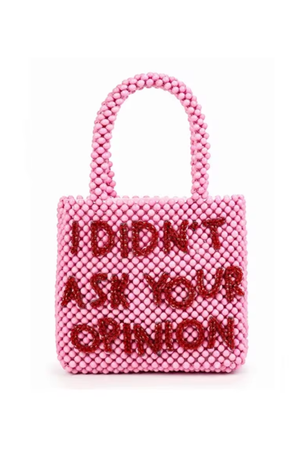 OPINIONATED BEADED TOTE