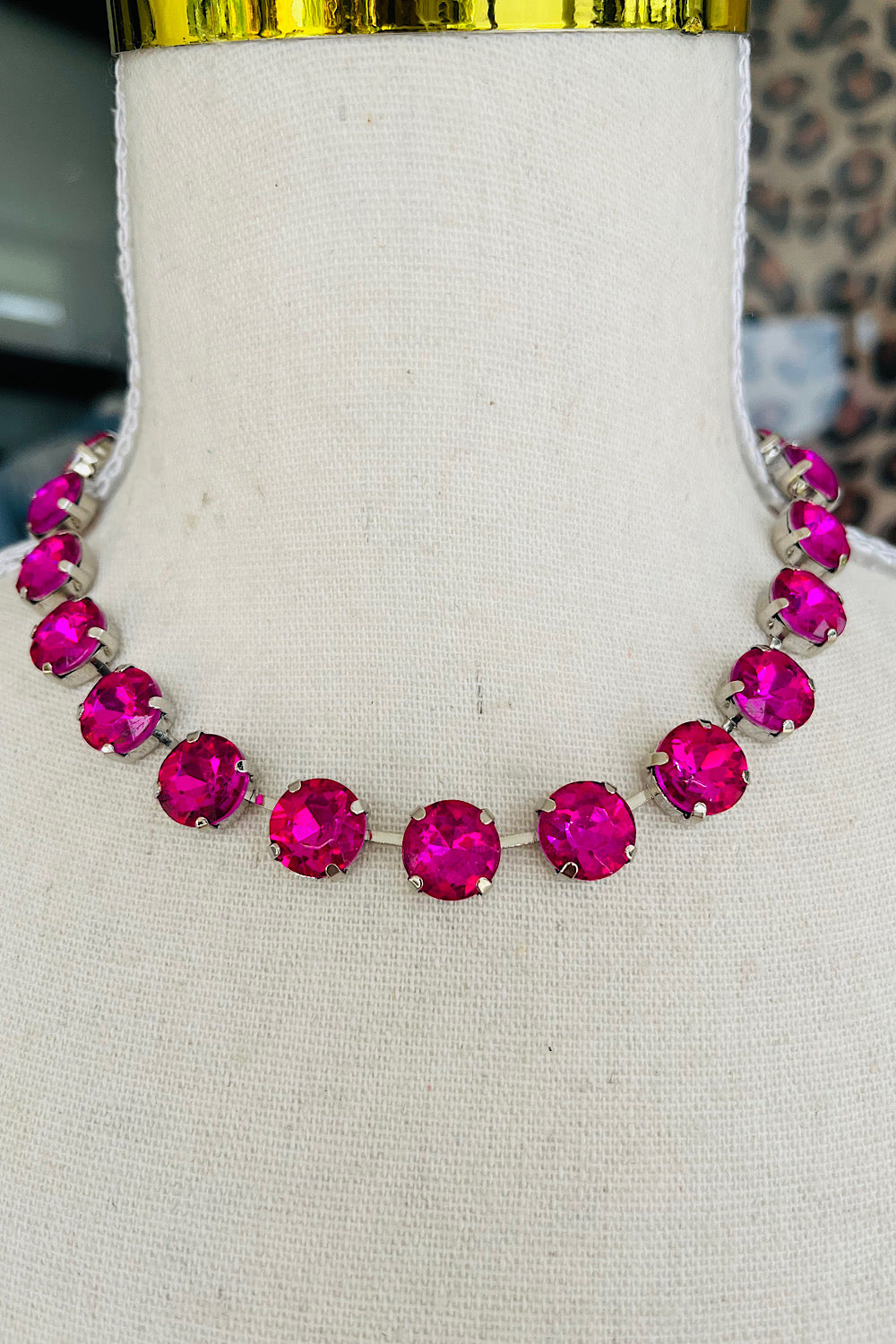 FIRST MONDAY IN MAY NECKLACE PINK LADIES