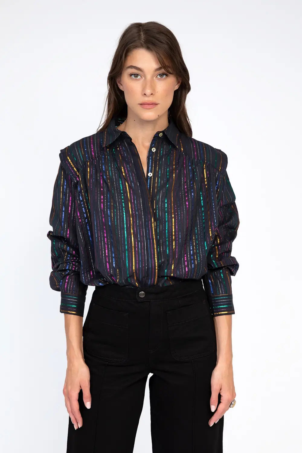 THE BRIGHT STRIPES BLOUSE