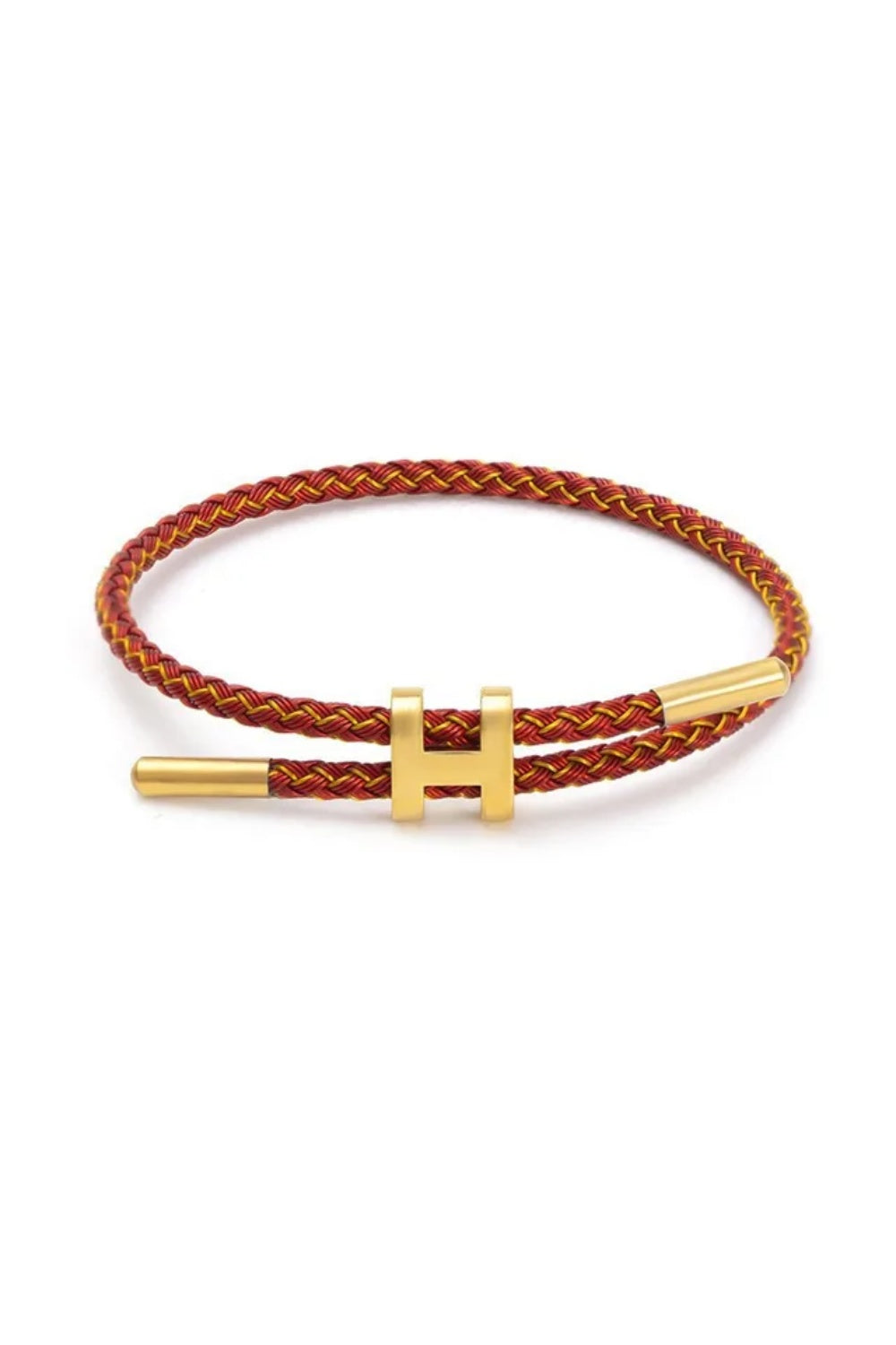 FANCY BANGLE RED & GOLD