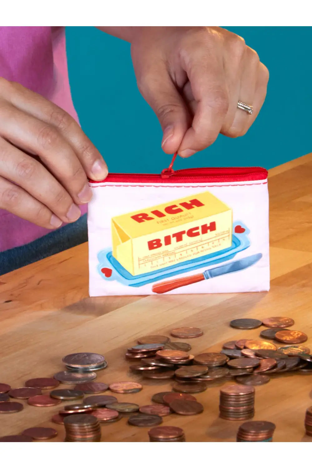 RICH BITCH COIN PURSE