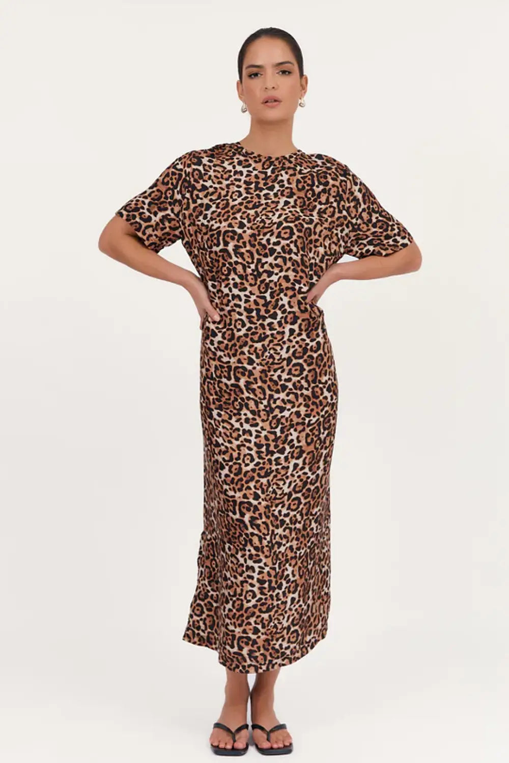 RYAN CUPRO MIDI DRESS