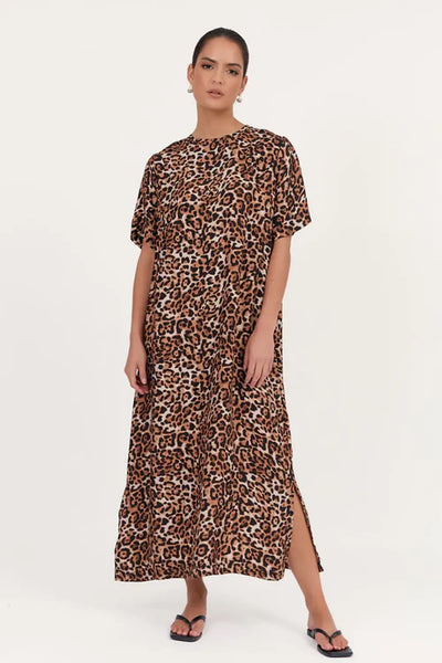 RYAN CUPRO MIDI DRESS