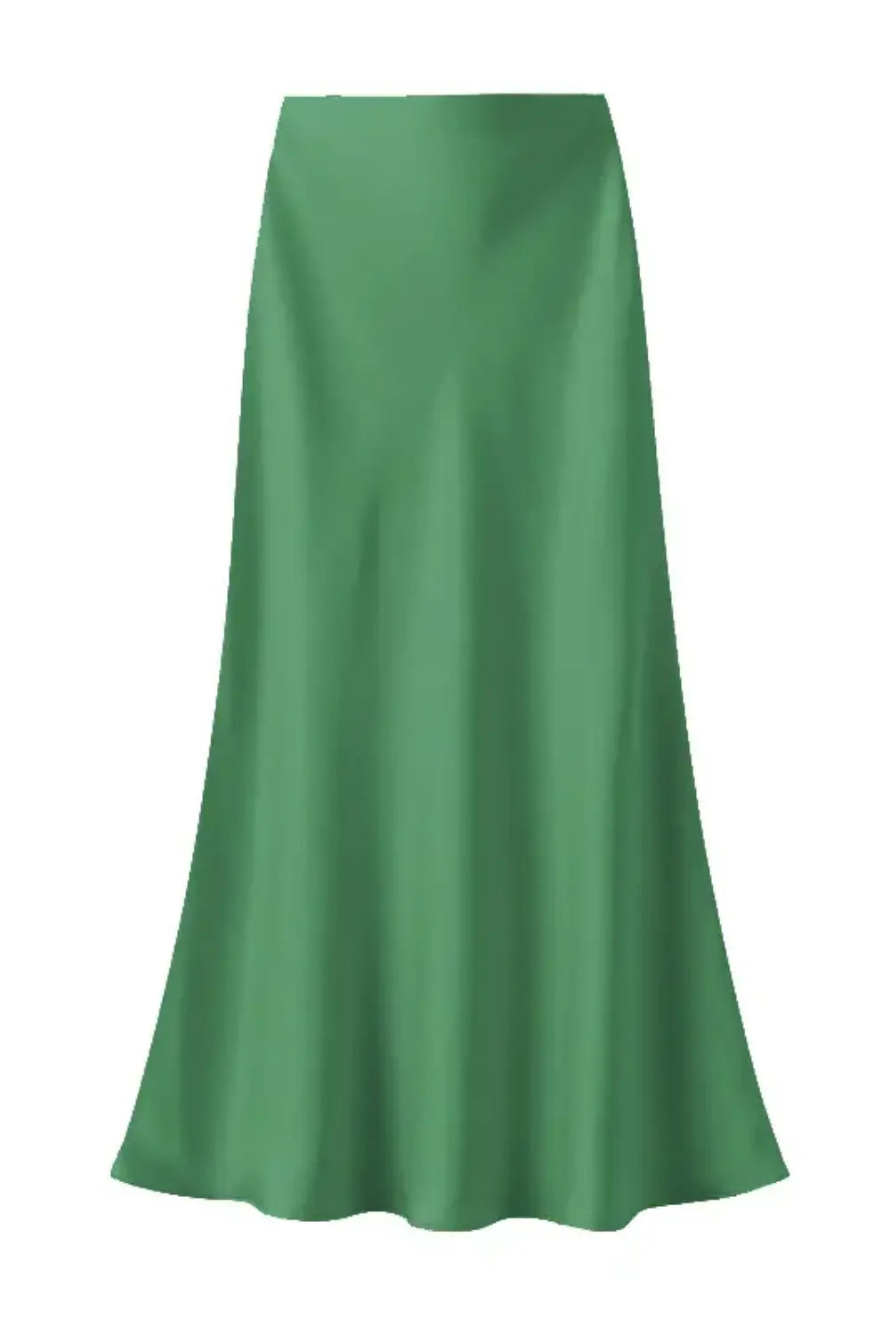 THE SATIN SLIP SKIRT JADE