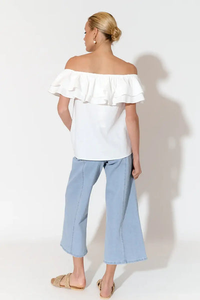 SERENA RUFFLE TOP