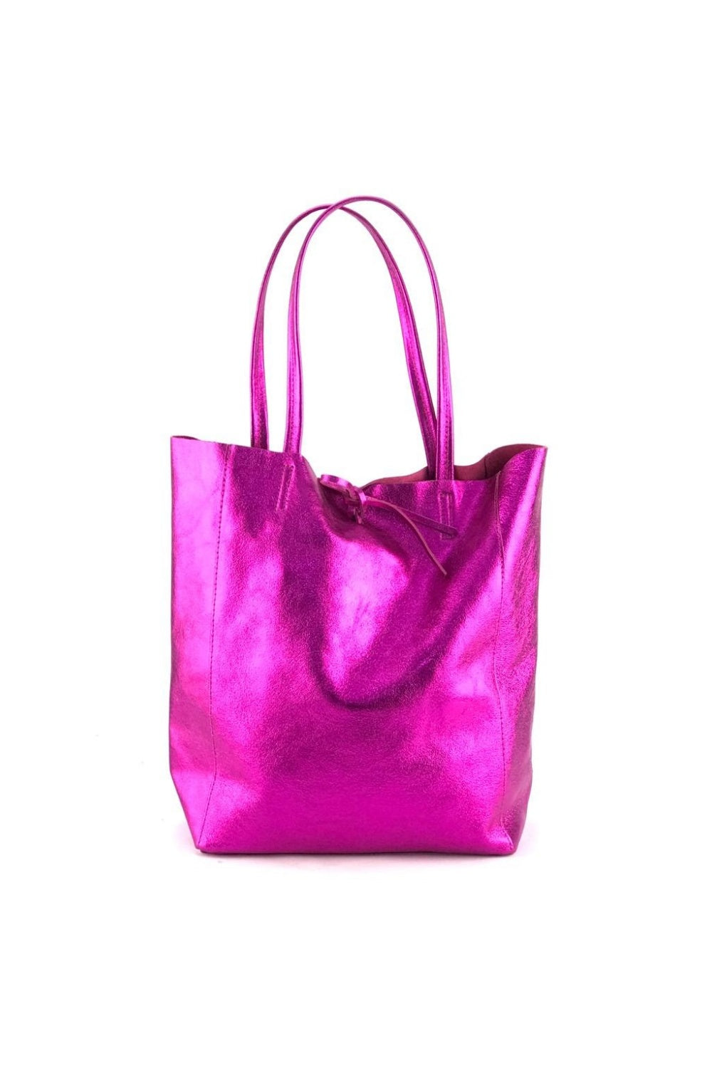 METALLIC SHOPPER FUCSIA