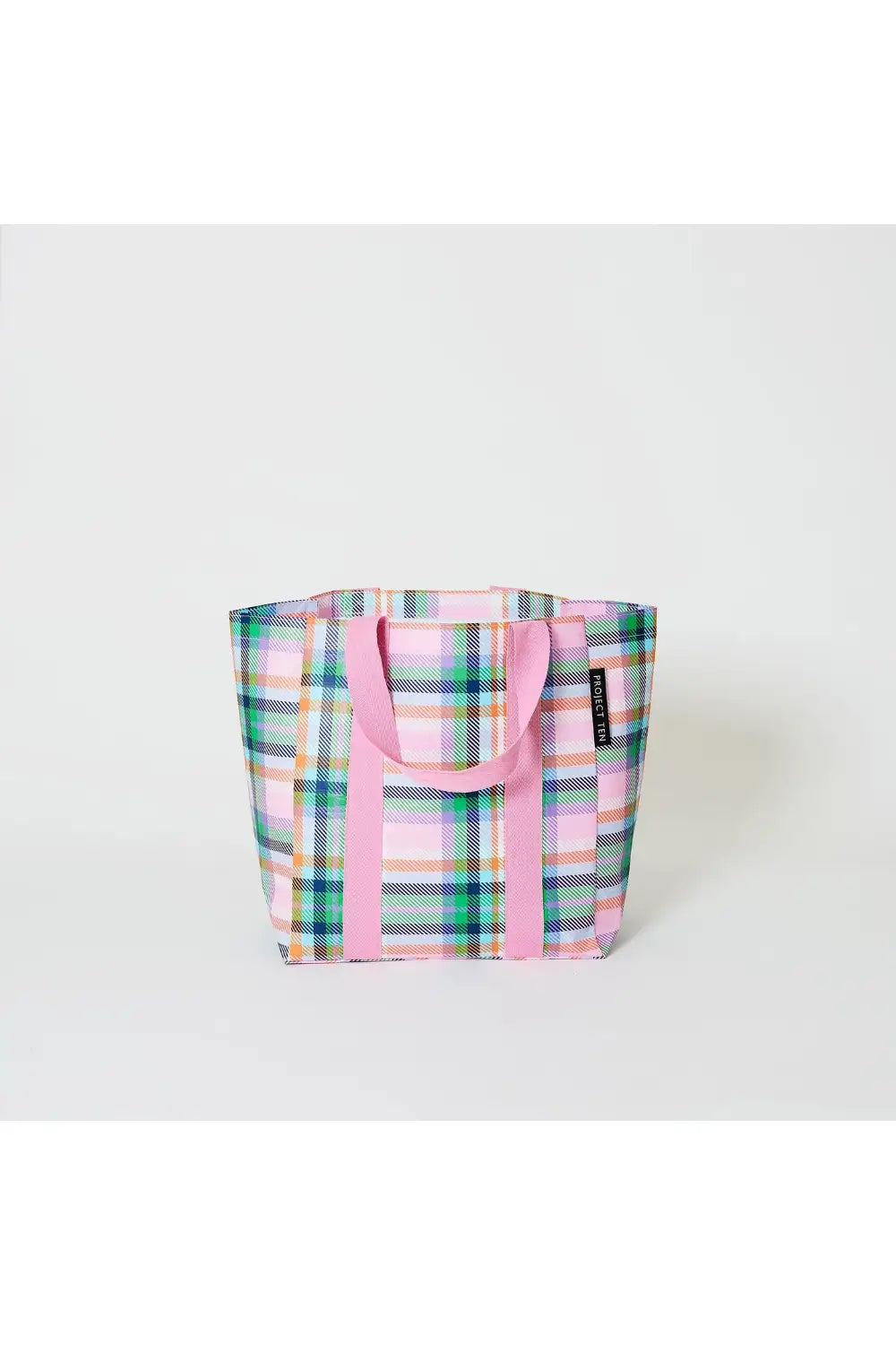 SHOPPER TOTE PLAID