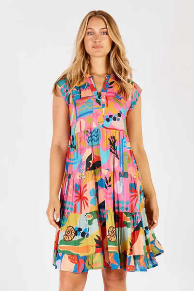 SOLANA TIERED DRESS