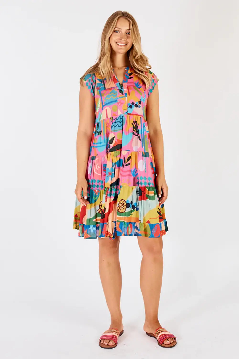 SOLANA TIERED DRESS