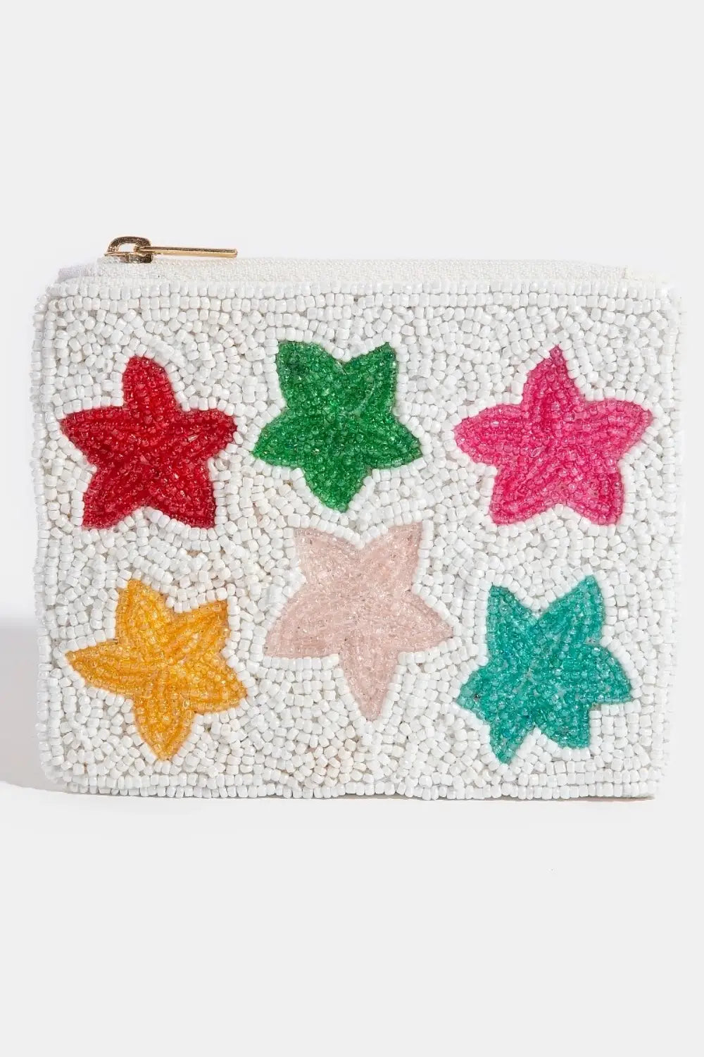 BEADED COIN PURSE STARS