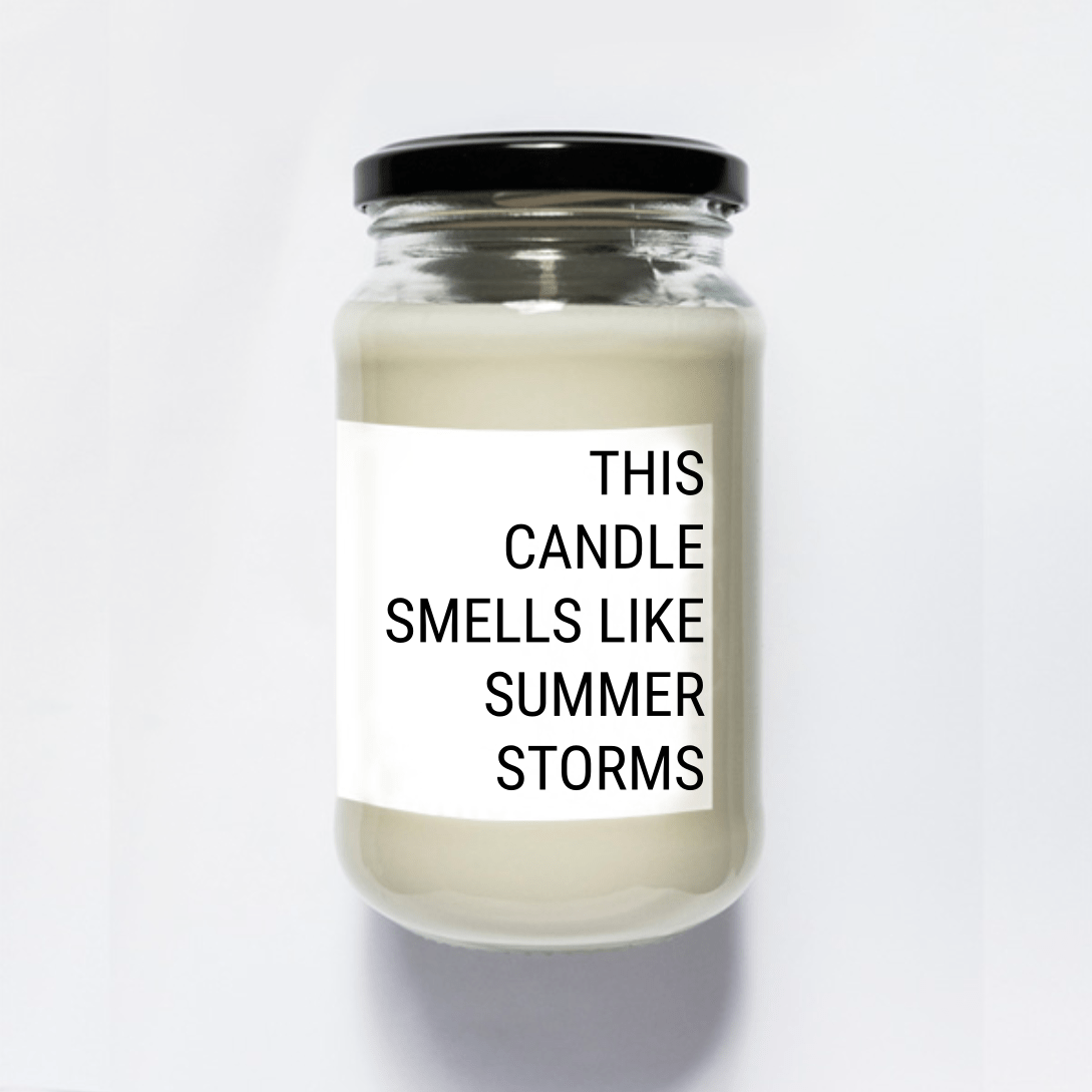 THIS CANDLE SMELLS LIKE... SUMMER STORMS