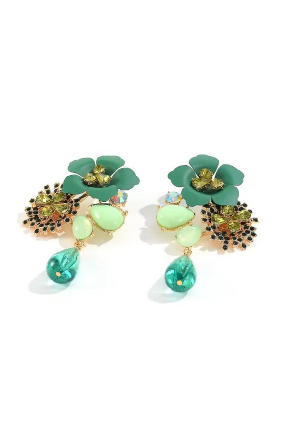 THE GARDENER EARRINGS GREEN