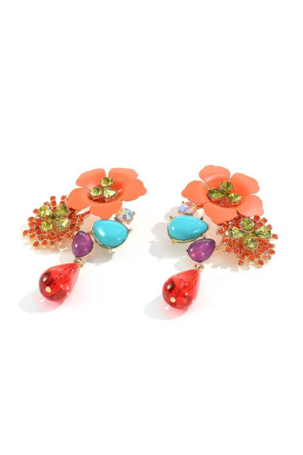 THE GARDENER EARRINGS ORANGE