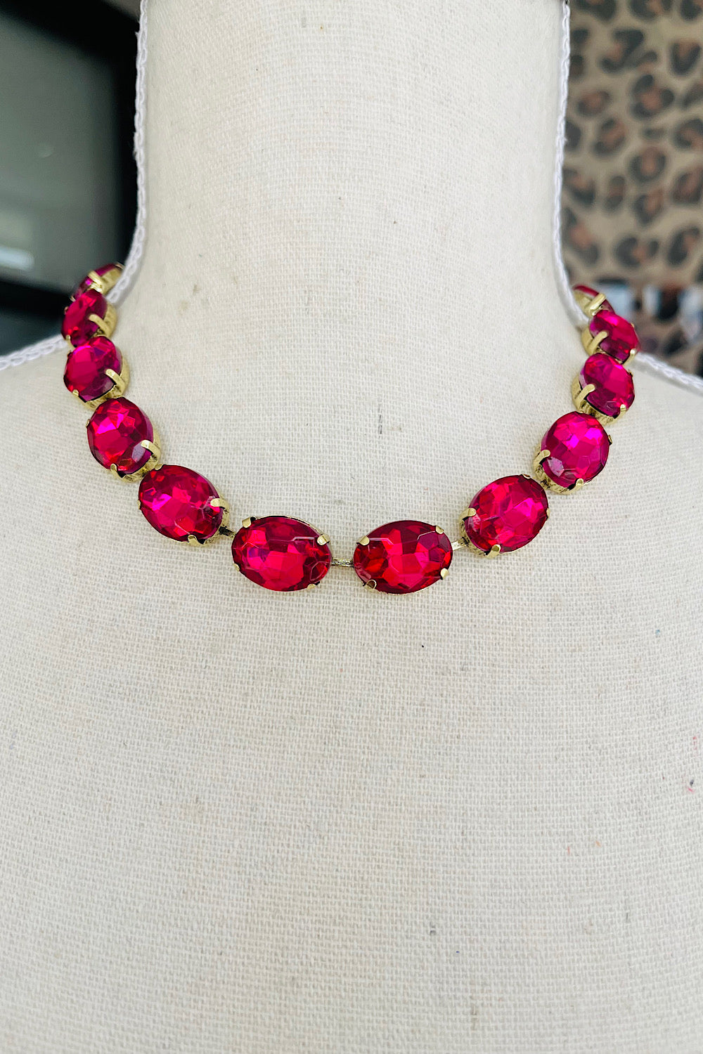 FIRST MONDAY IN MAY NECKLACE THINK PINK