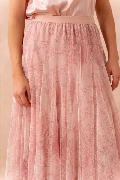 TOILE DE JOUY TULLE SKIRT PRETTY IN PINK