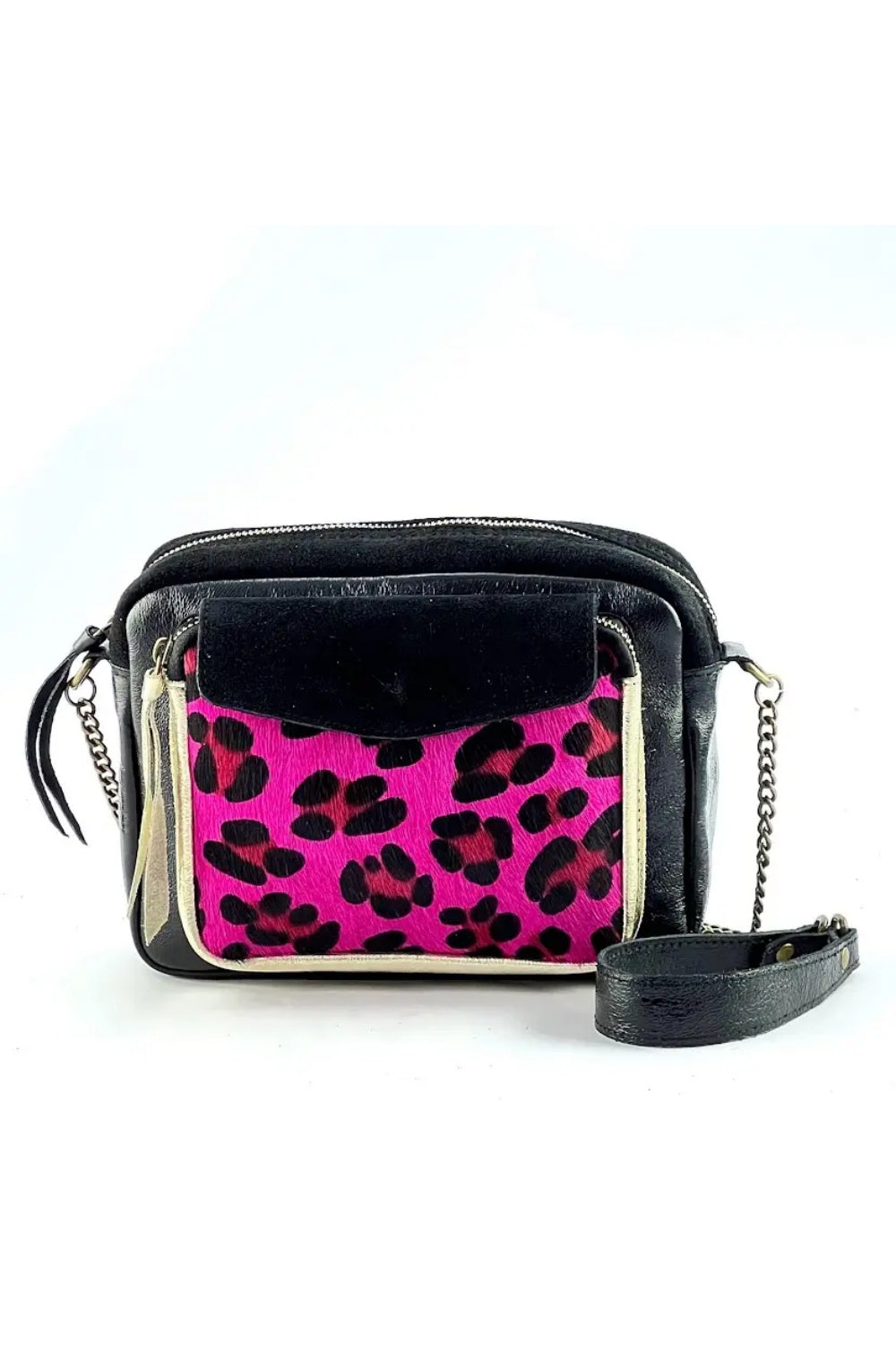 ITALIA CROSS BODY BAG FUCSHIA LEO